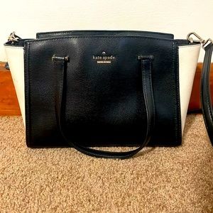 Kate Spade black and white handbag